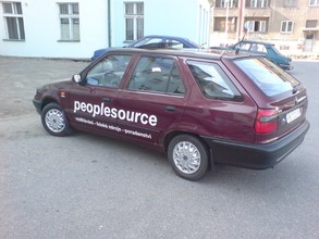 Peoplesource | Samolepka na auto - Škoda Fabia
