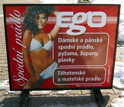Ego fashion | Reklamní stojan
