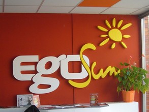 Ego fashion | Plastické logo - styrodur