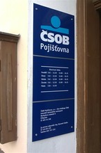 ČSOB Pojišťovna | Označení provozovny - Přibyslav