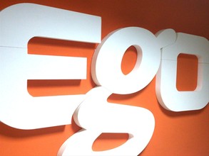 EGO Fashion | Plastické logo - styrodur